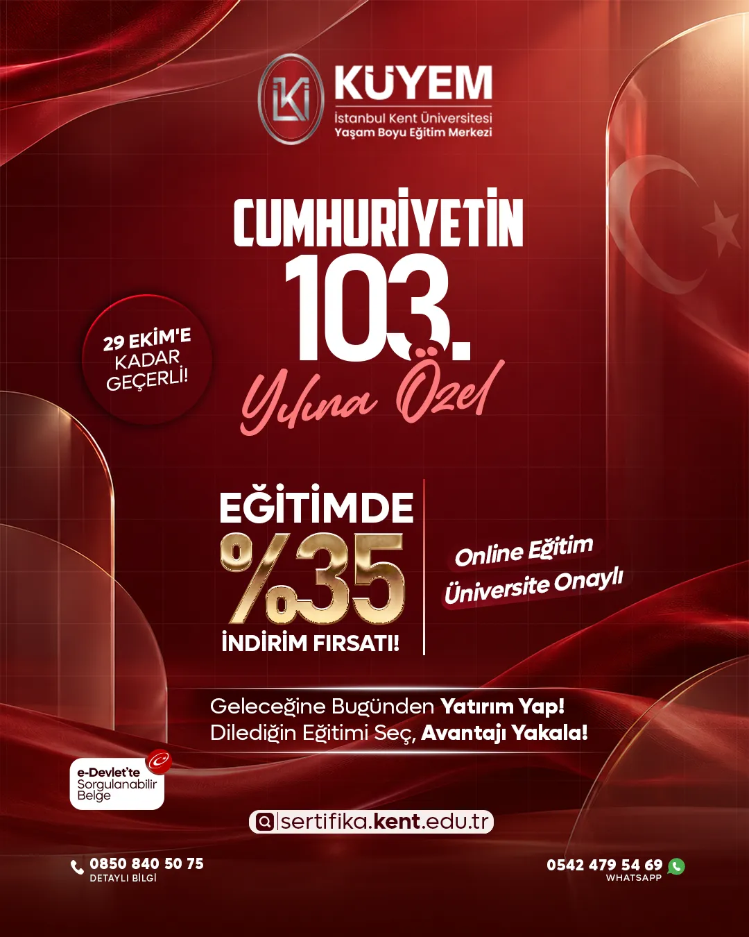29 Ekim'e Özel: Eğitimde Avantaj Zamanı!